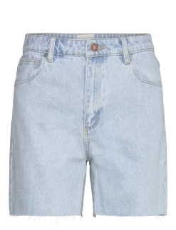 A CLAUDIA CUT OFF BLEACHED STONE - Denimshorts