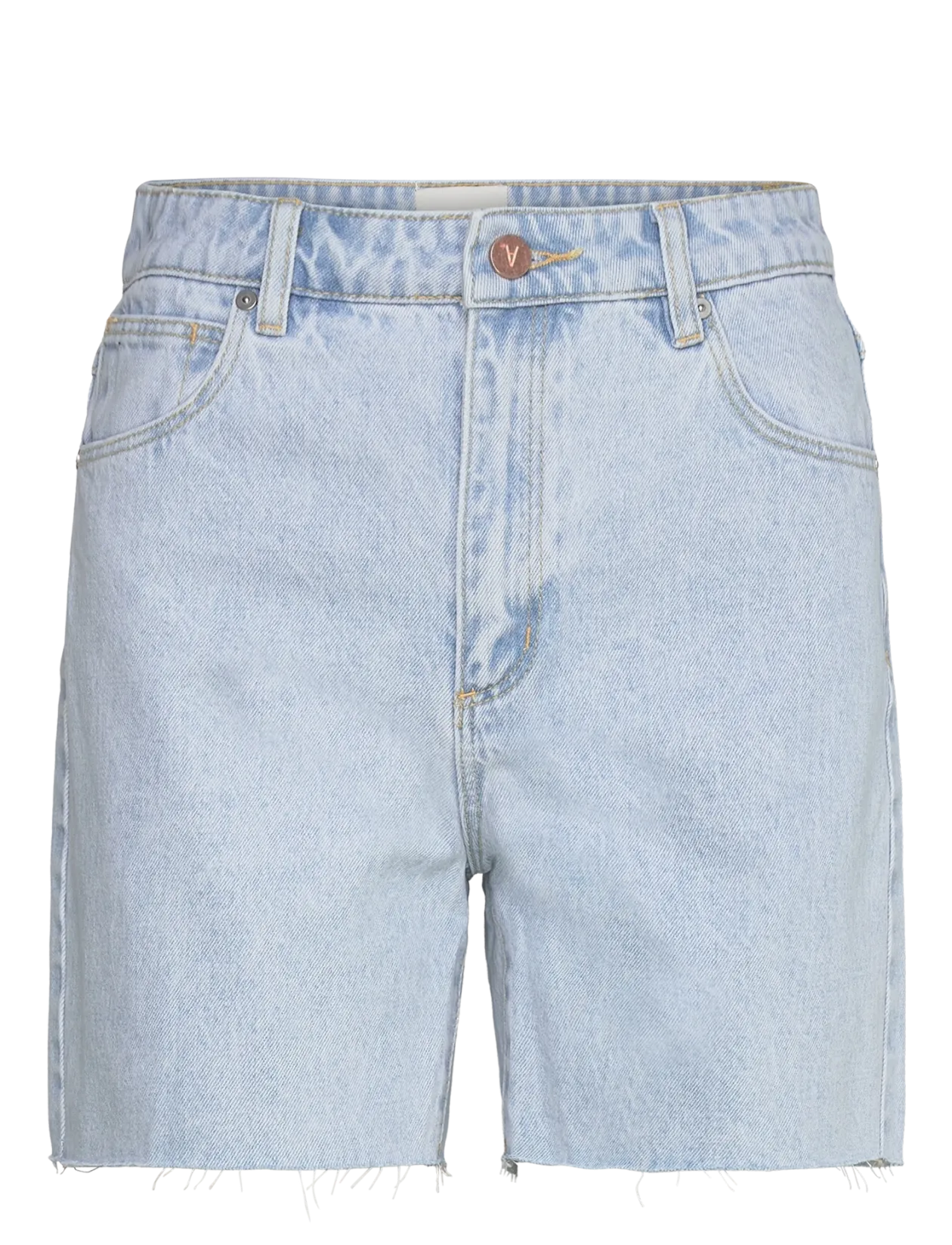 A CLAUDIA CUT OFF BLEACHED STONE - Denimshorts