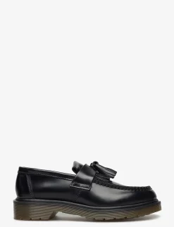 Adrian Black Polished Smooth - Flade Sko
