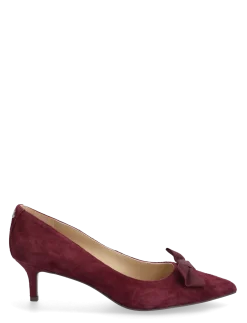 Adrienne Bow-Trim Suede Pump - Klassiske pumps