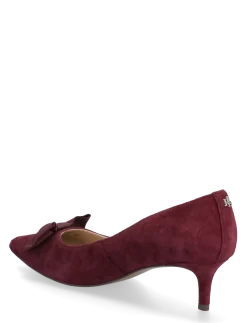 Adrienne Bow-Trim Suede Pump - Klassiske pumps