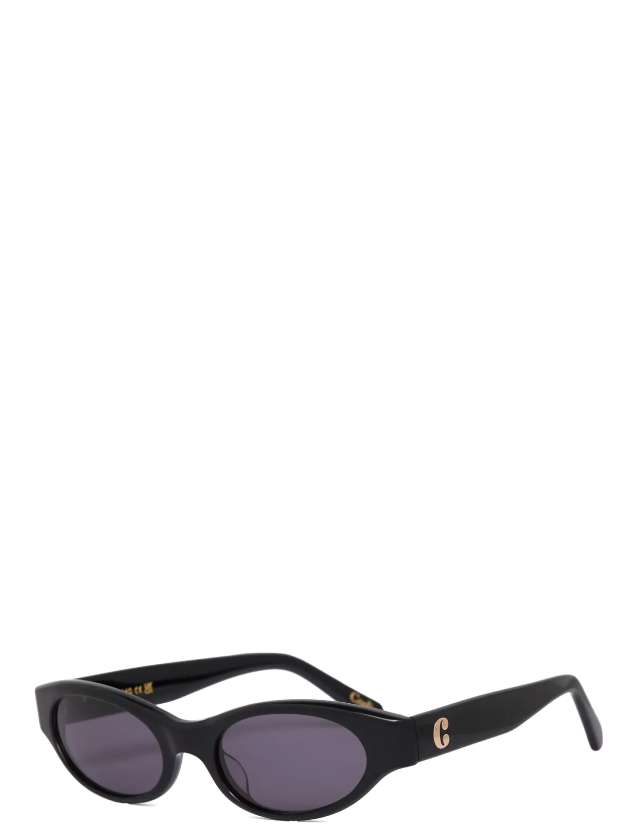 Alba Black Black - Round Frame