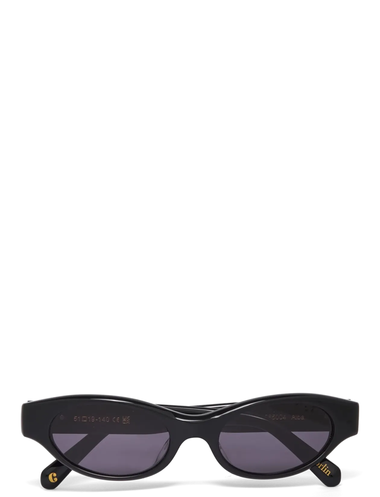 Alba Black Black - Round Frame