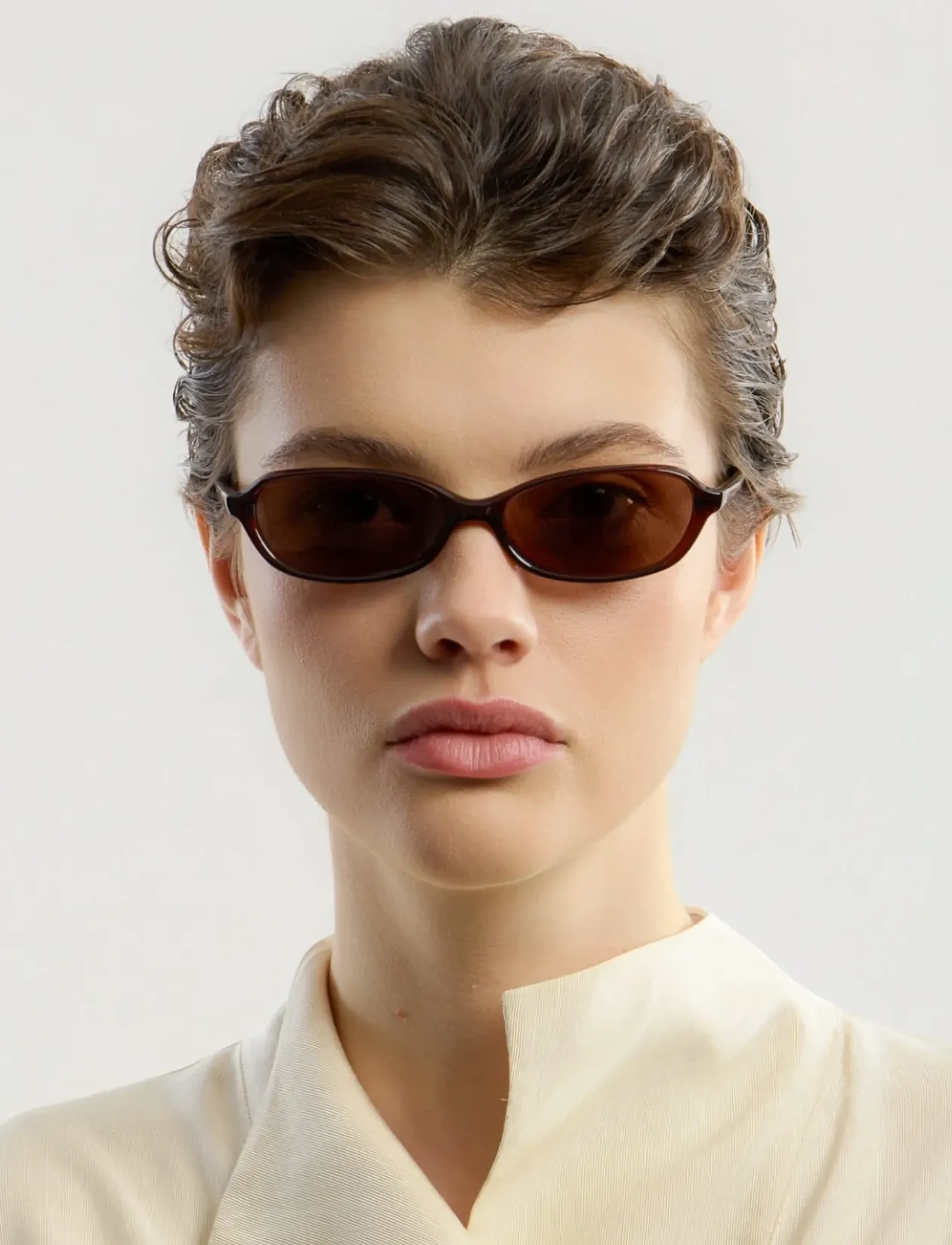 Ana Brown Brown - Cat-Eye