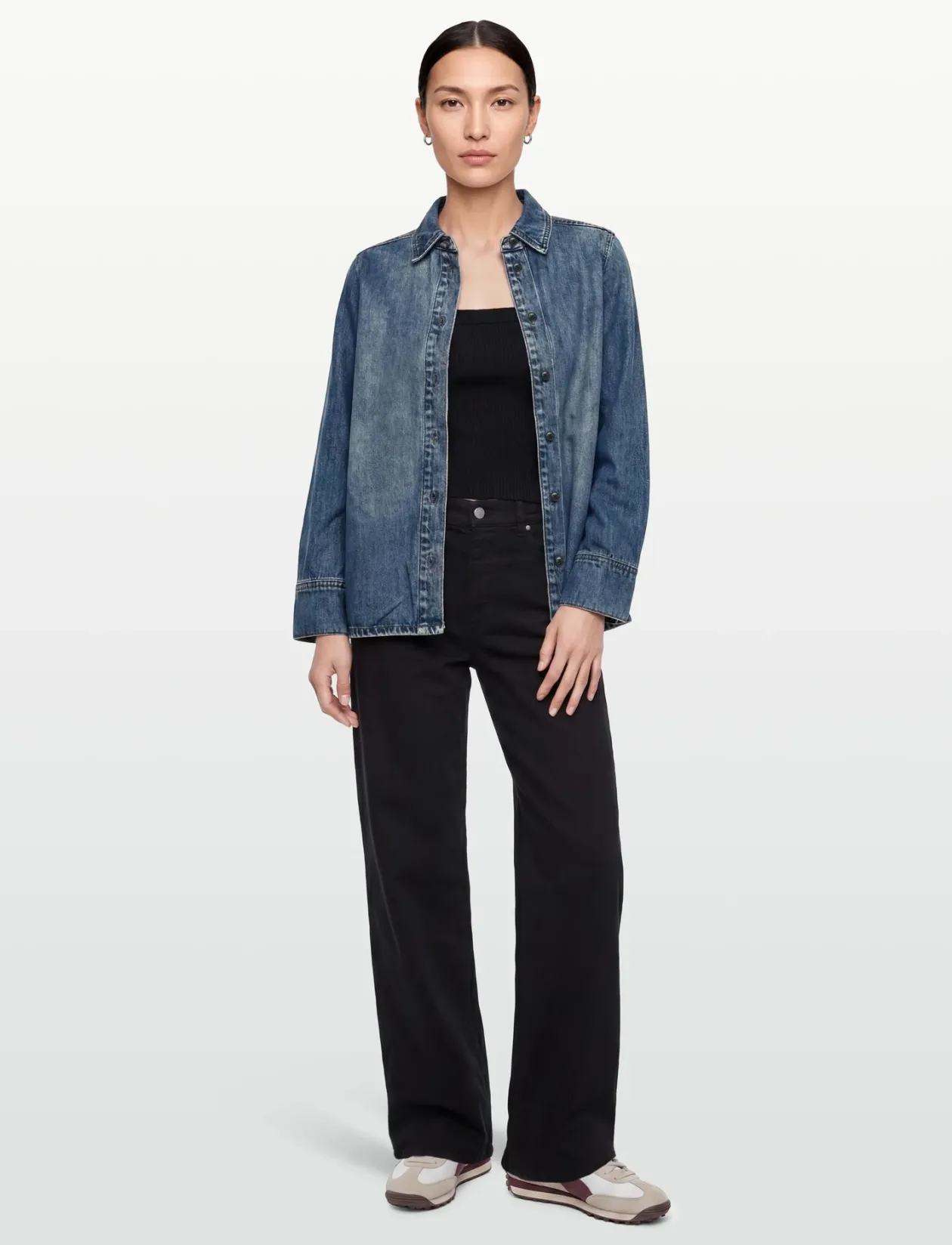 Andrea shirt 4515 - Denimskjorter