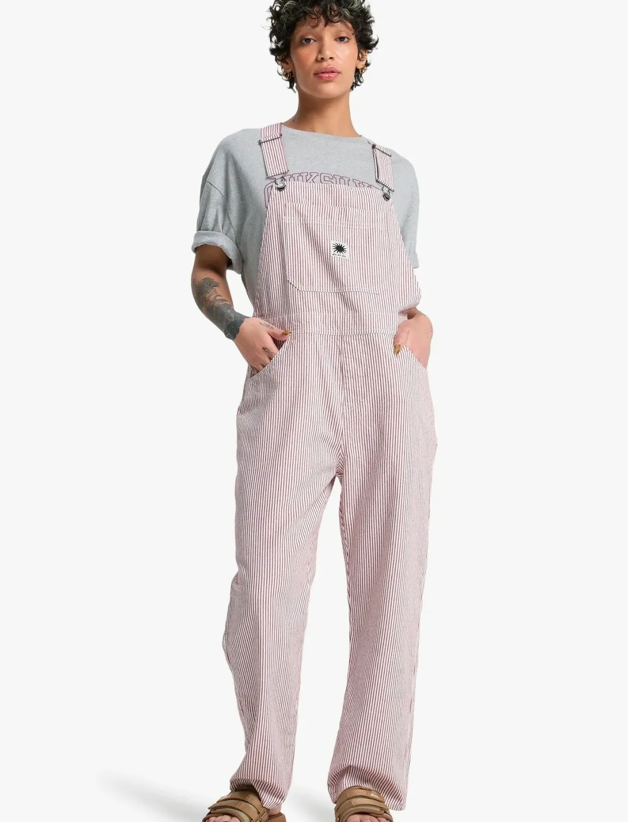 ANGUA STRIPES DUNGAREE - Buksedragter