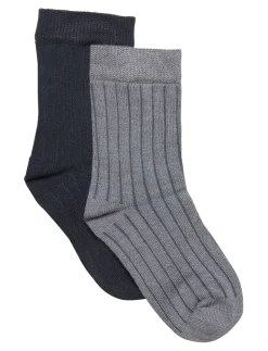 Ankle sock - rib (2-pack) - Børn