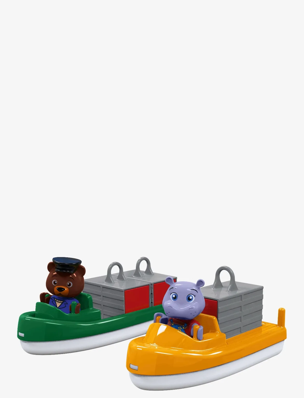 AquaPlay 2 Containerboats with figurines - Badelegetøj