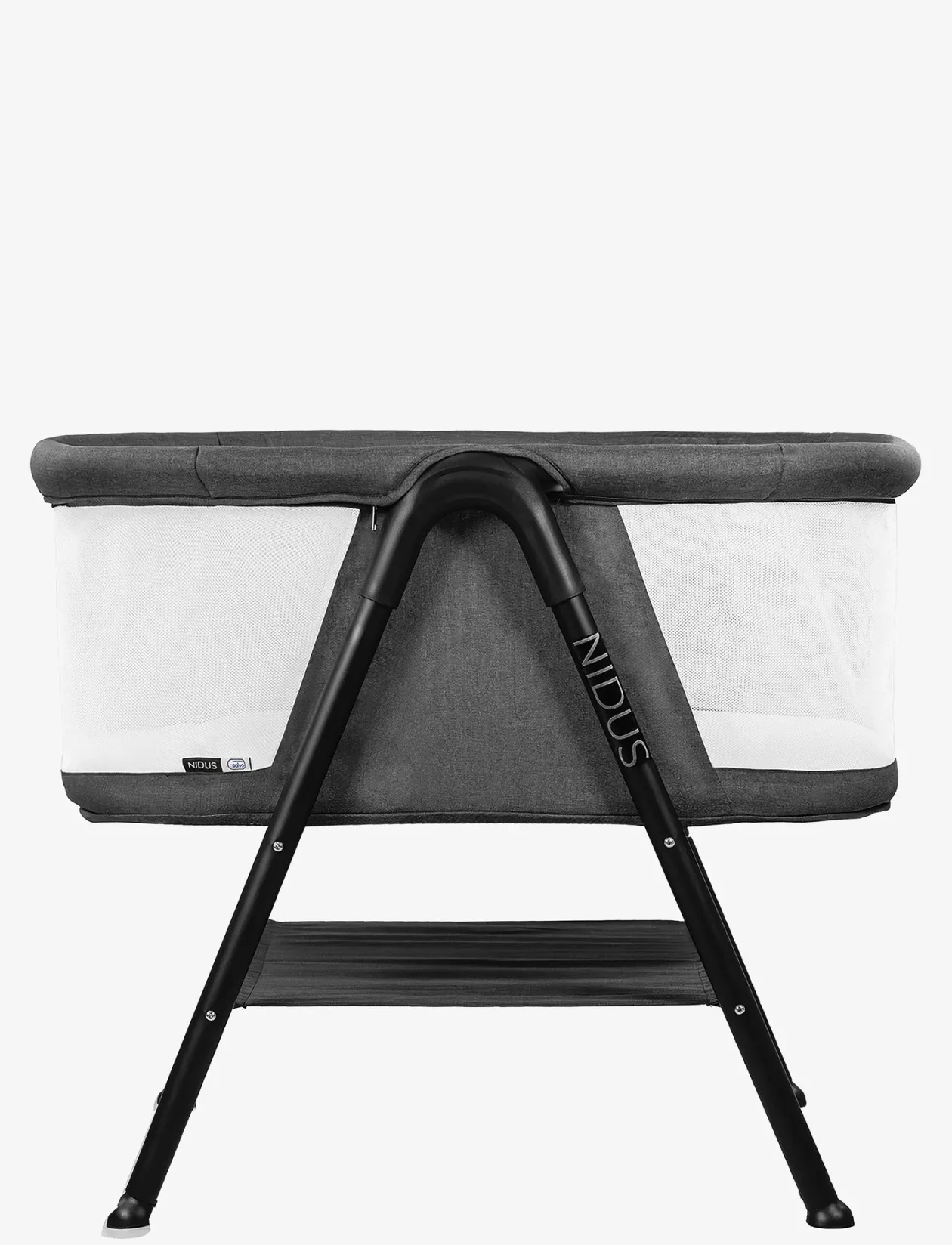 Asalvo Mini Cot Nidus, Anthracite - Babysenge og tilbehør
