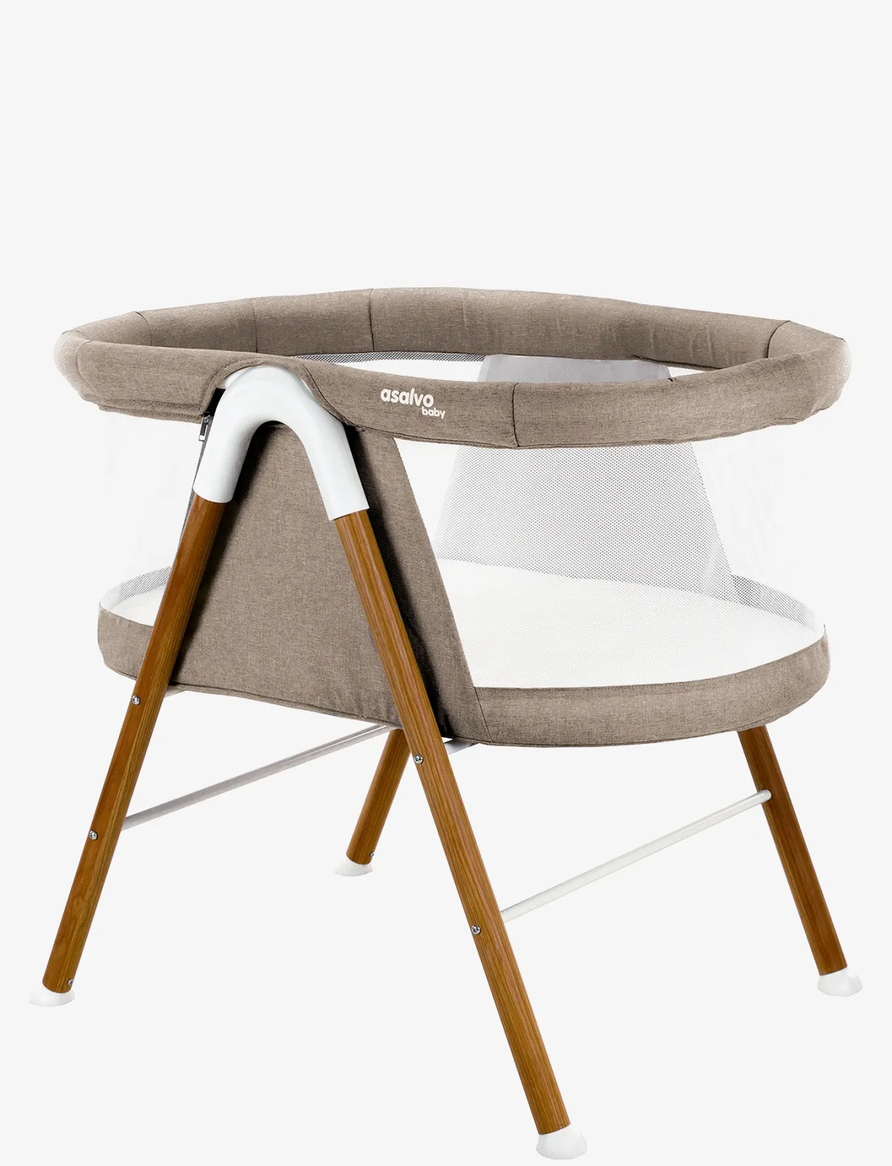 Asalvo Mini Cot Nidus, Beige - Babysenge og tilbehør