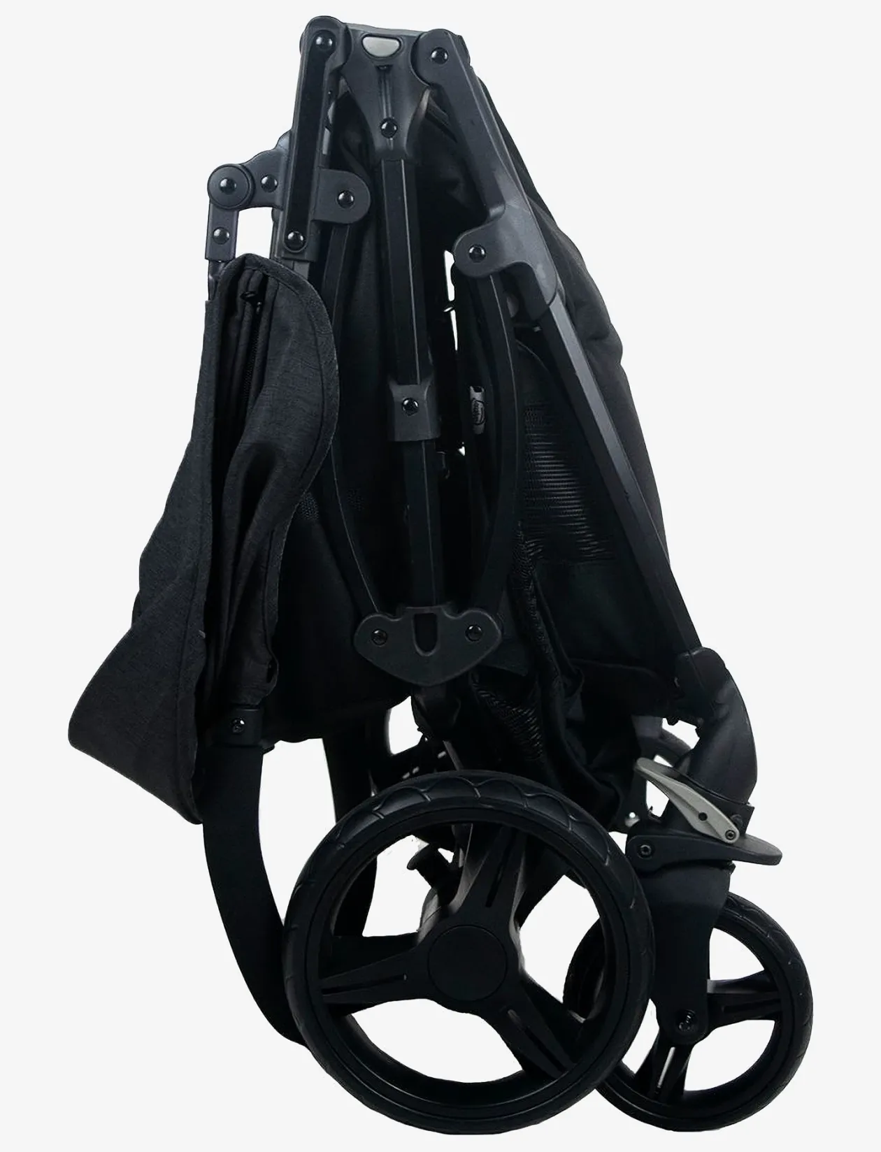 Asalvo Stroller Double Bro, Black - Strollers