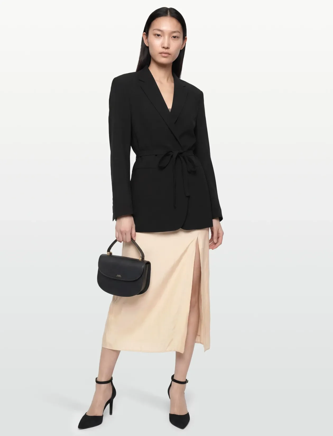 Ashley Draped Blazer - Blazere med bælte