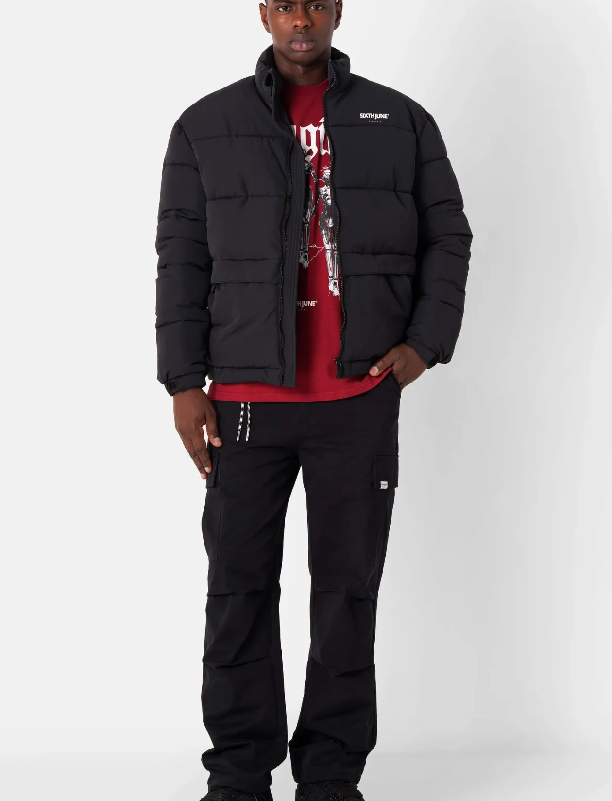 BACK PRINTED REG DOWNJACKET - Forede jakker