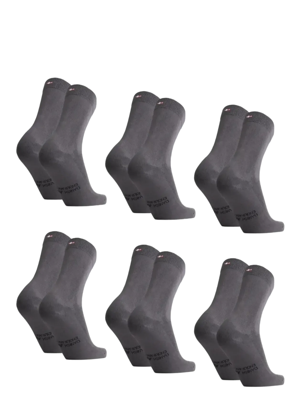 Bamboo Crew Socks 6-pack - Sokker