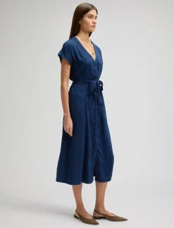 BELTED MIDI DRESS - Midi kjoler
