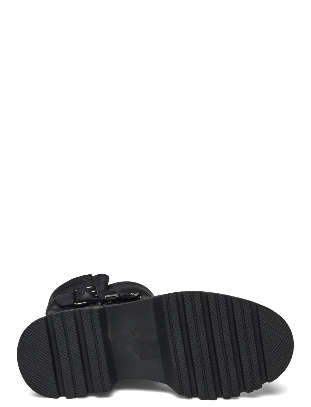 BIAMELLA Pull On Buckle Boot Smooth Leather - Flade ankelstøvler