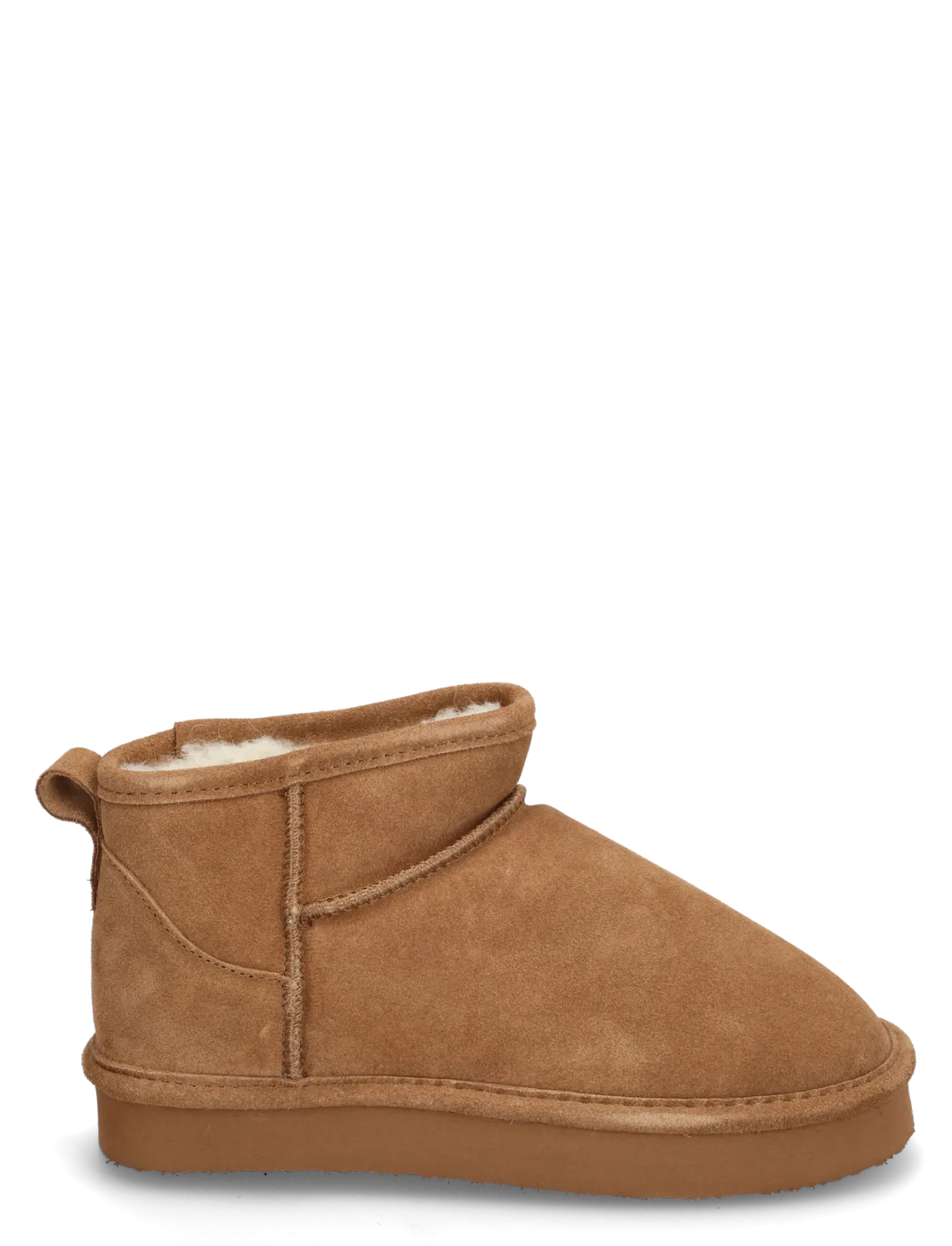 BIASNOW Flatform Ankle Boot Suede - Bamsestøvler