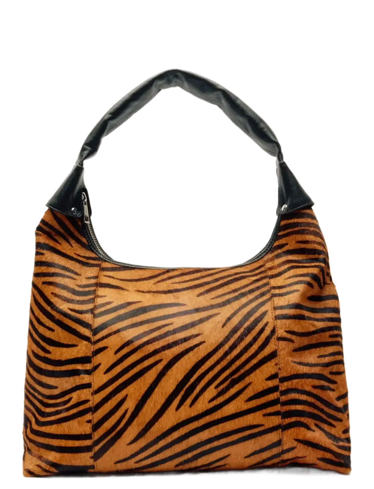 Big Dandy Stripes Deluxe Dark Brown - Top handle tasker