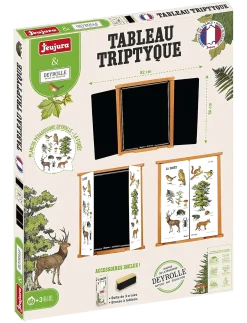 Blackboard - Wall Triptych 82 cm - Forest Deyrolle - Tegnetavler