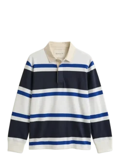 BLOCKED STRIPE RUGGER - Langærmede