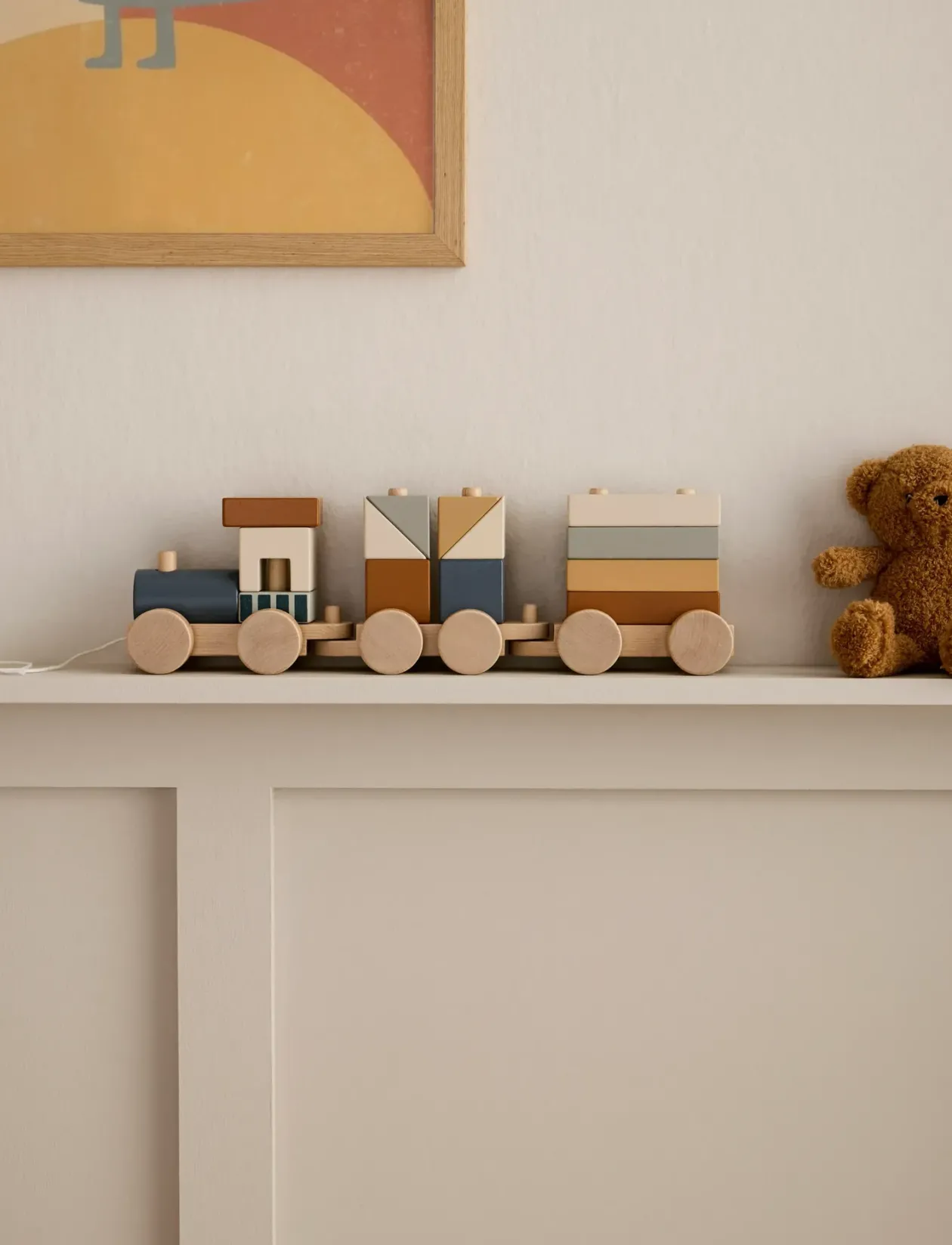 Block train brown - Tog