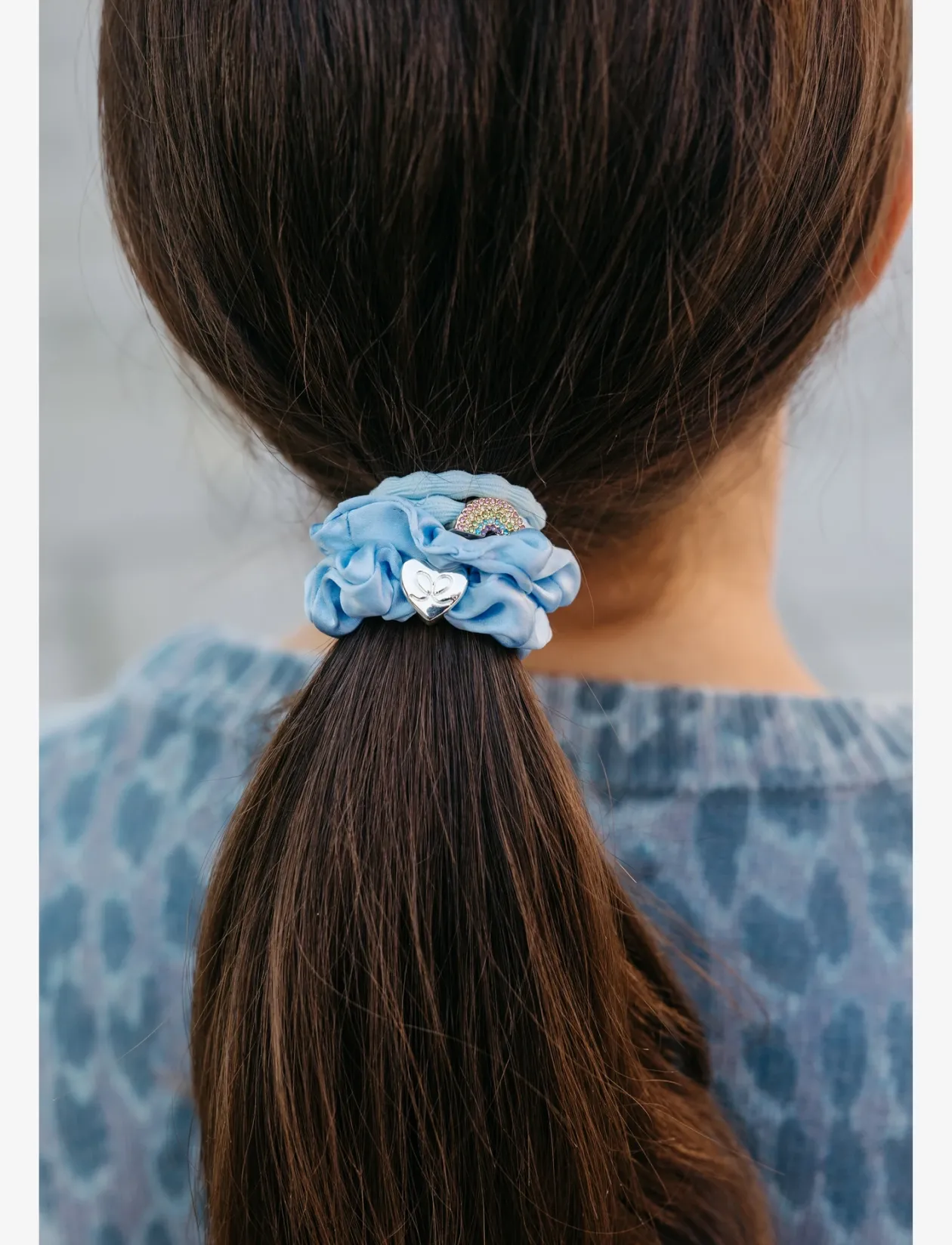 Blue Skies - Scrunchies