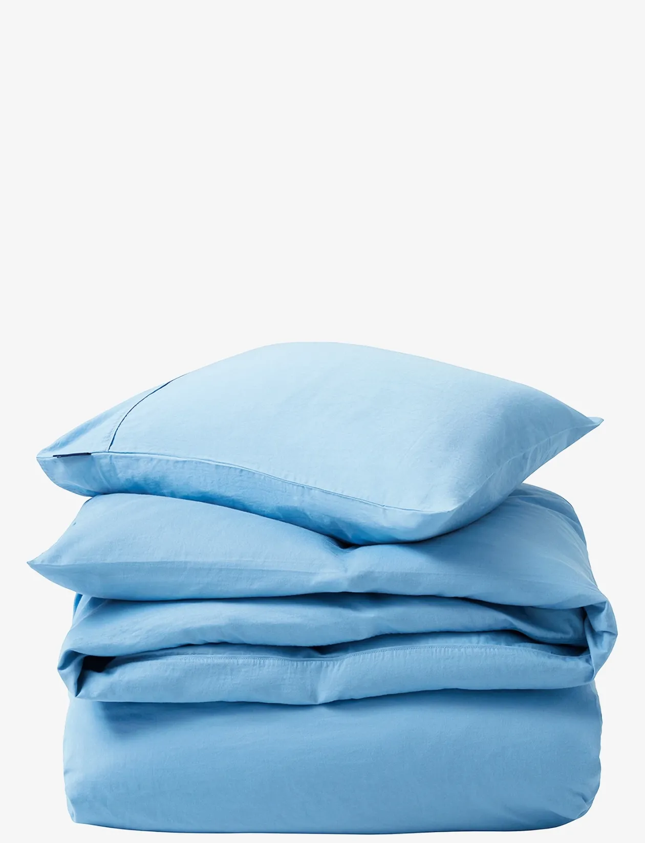 Blue Sky Washed Cotton Sateen Bed Set - Sengesæt