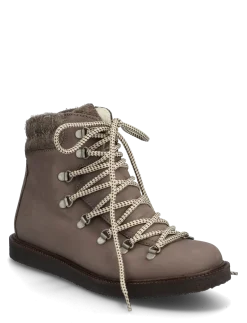 Boots - flat - with laces - Snørestøvler