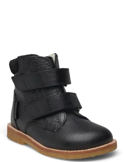 Boots - flat - with velcro - Vinterstøvler