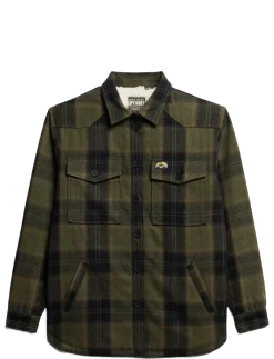 BORG CHECK OVERSHIRT - Lette jakker
