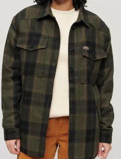 BORG CHECK OVERSHIRT - Lette jakker