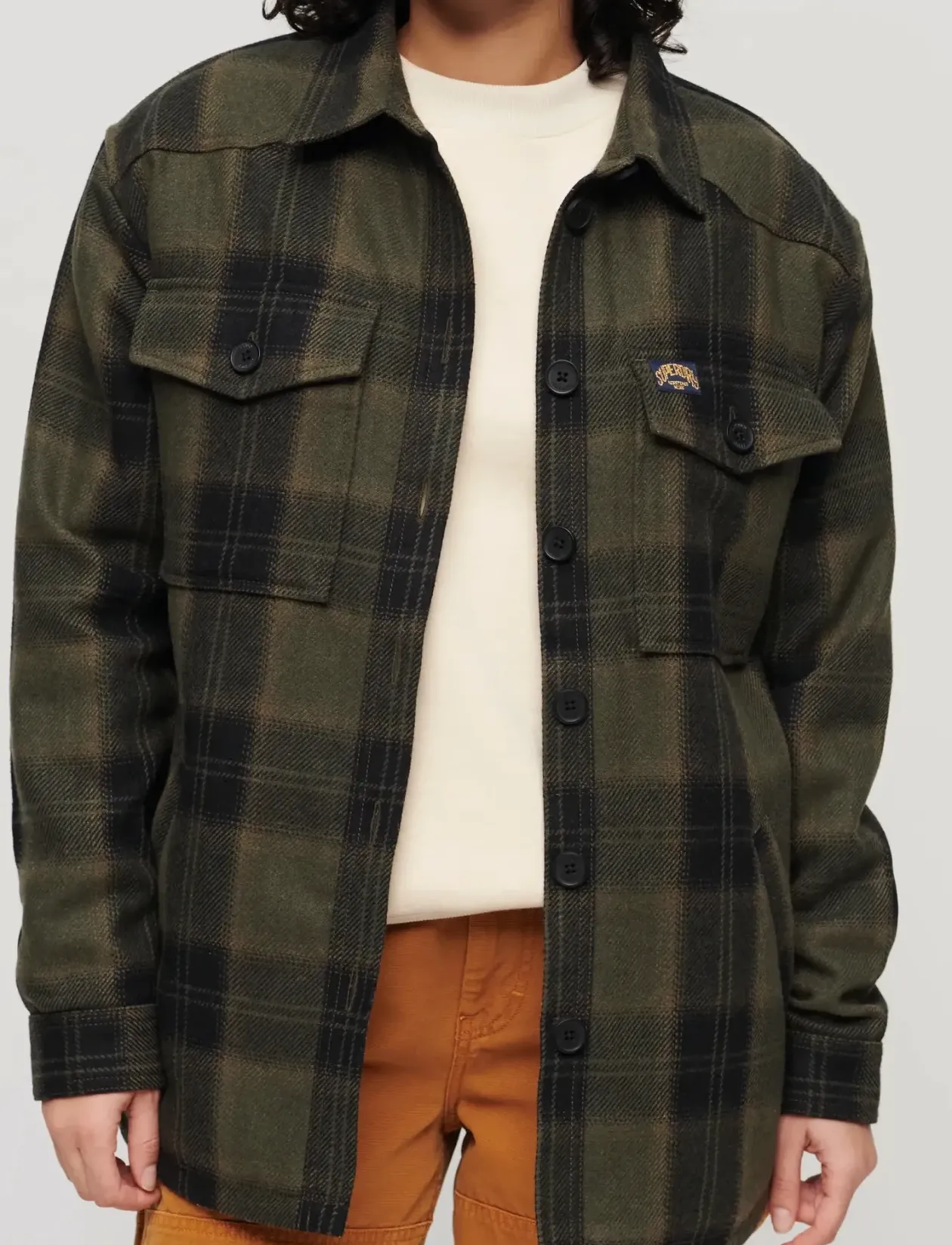 BORG CHECK OVERSHIRT - Lette jakker