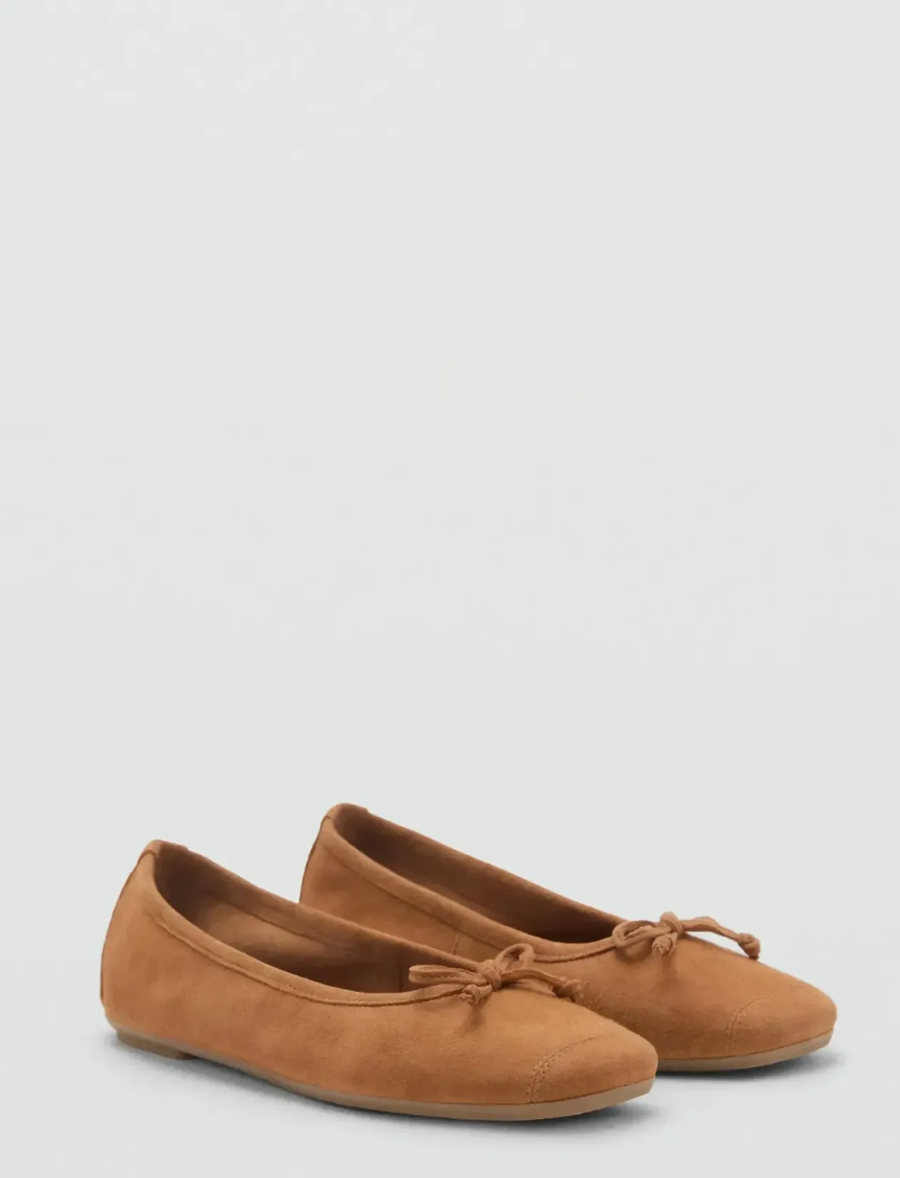 Bow suede ballerina - Ballerinaer