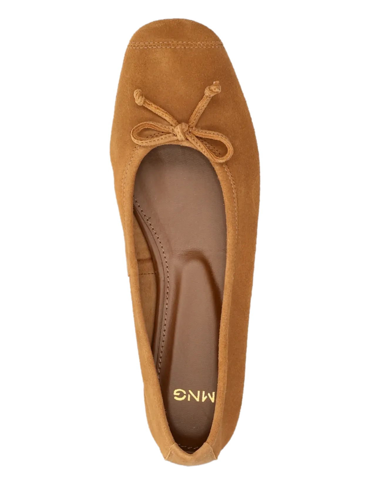 Bow suede ballerina - Ballerinaer