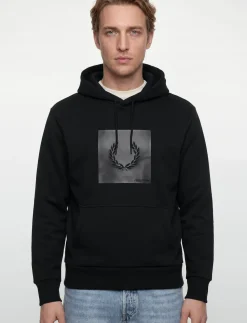 BOX GRAPHIC HOODED SWEATSH - Hættetrøjer