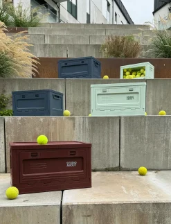 BOX, MEDIUM, DARK BLUE - Opbevaringskurve