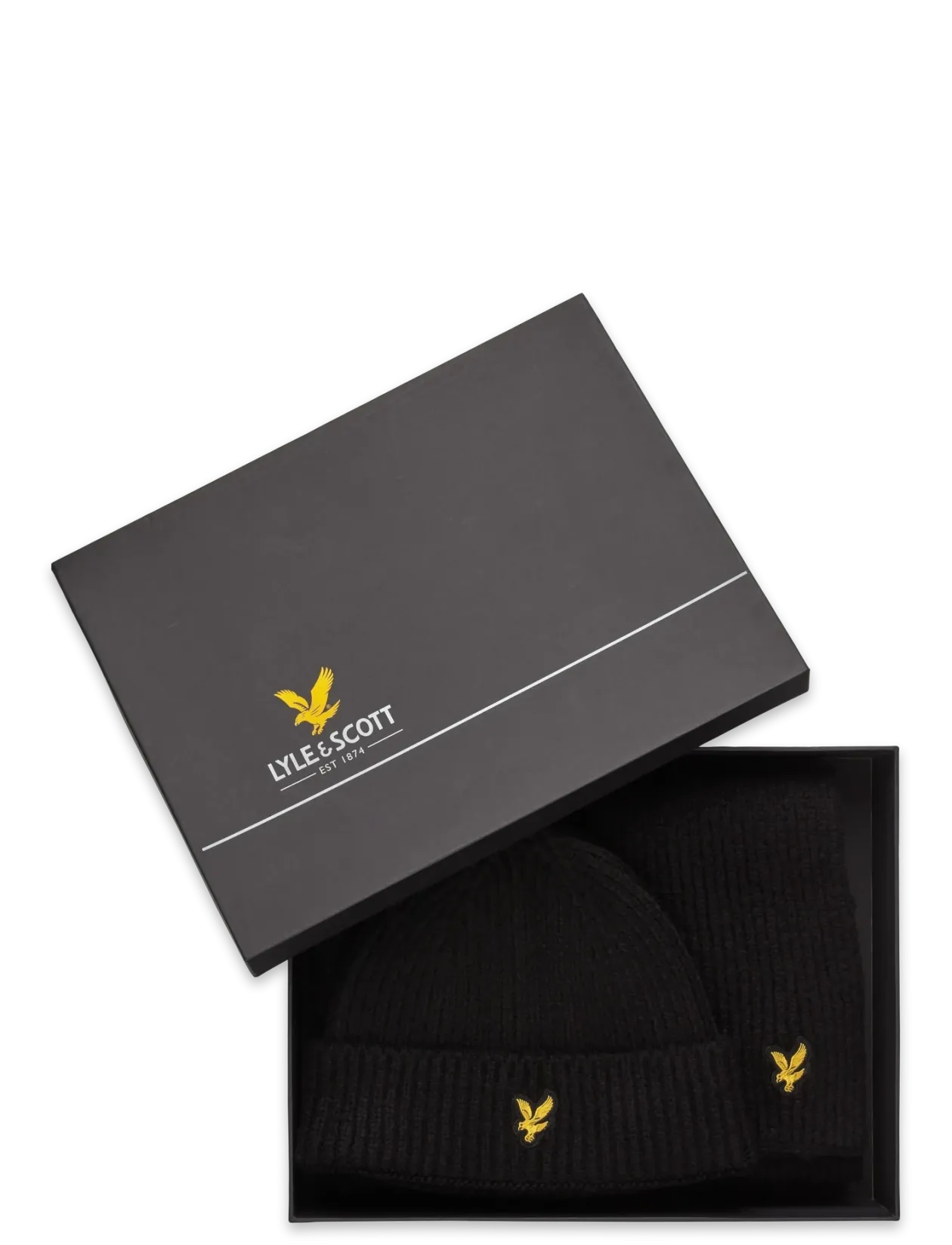 Brushed Scarf and Beanie Set - Halstørklæder