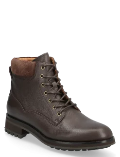 Bryson Mid Leather Field Boot - Med snøre