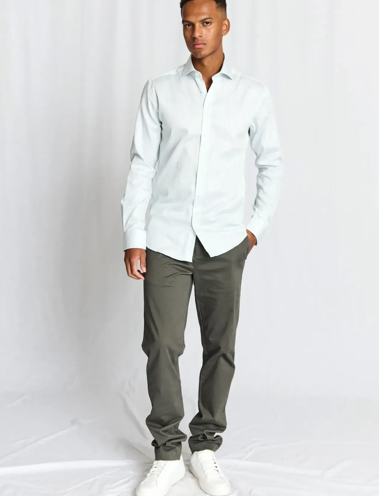 BS Ignacio Slim Fit Shirt - Stribede skjorter