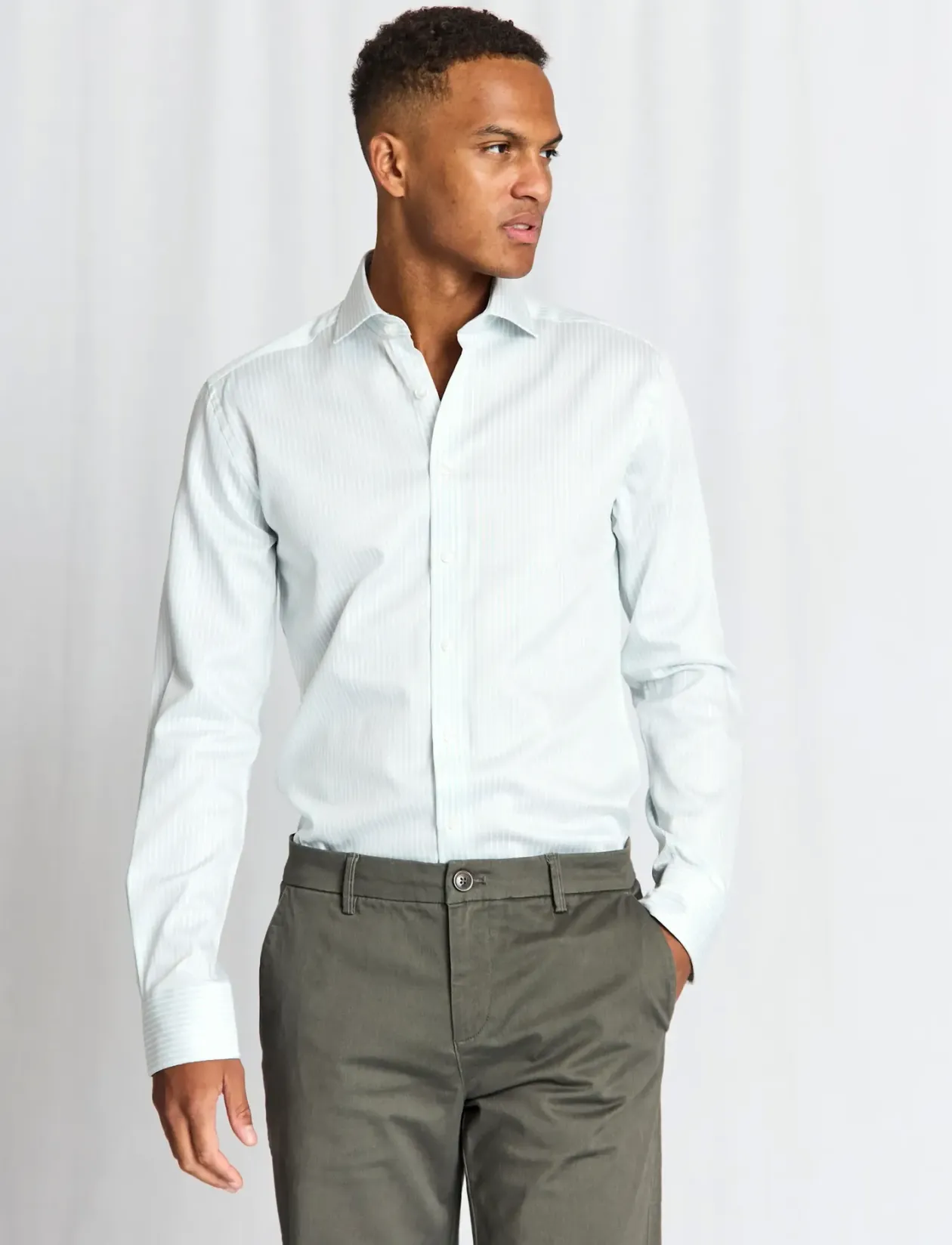 BS Ignacio Slim Fit Shirt - Stribede skjorter