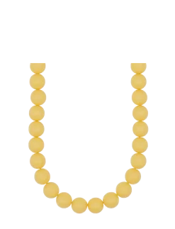 Bubble big neck 40 g/yellow - 40cm - Perlekæder