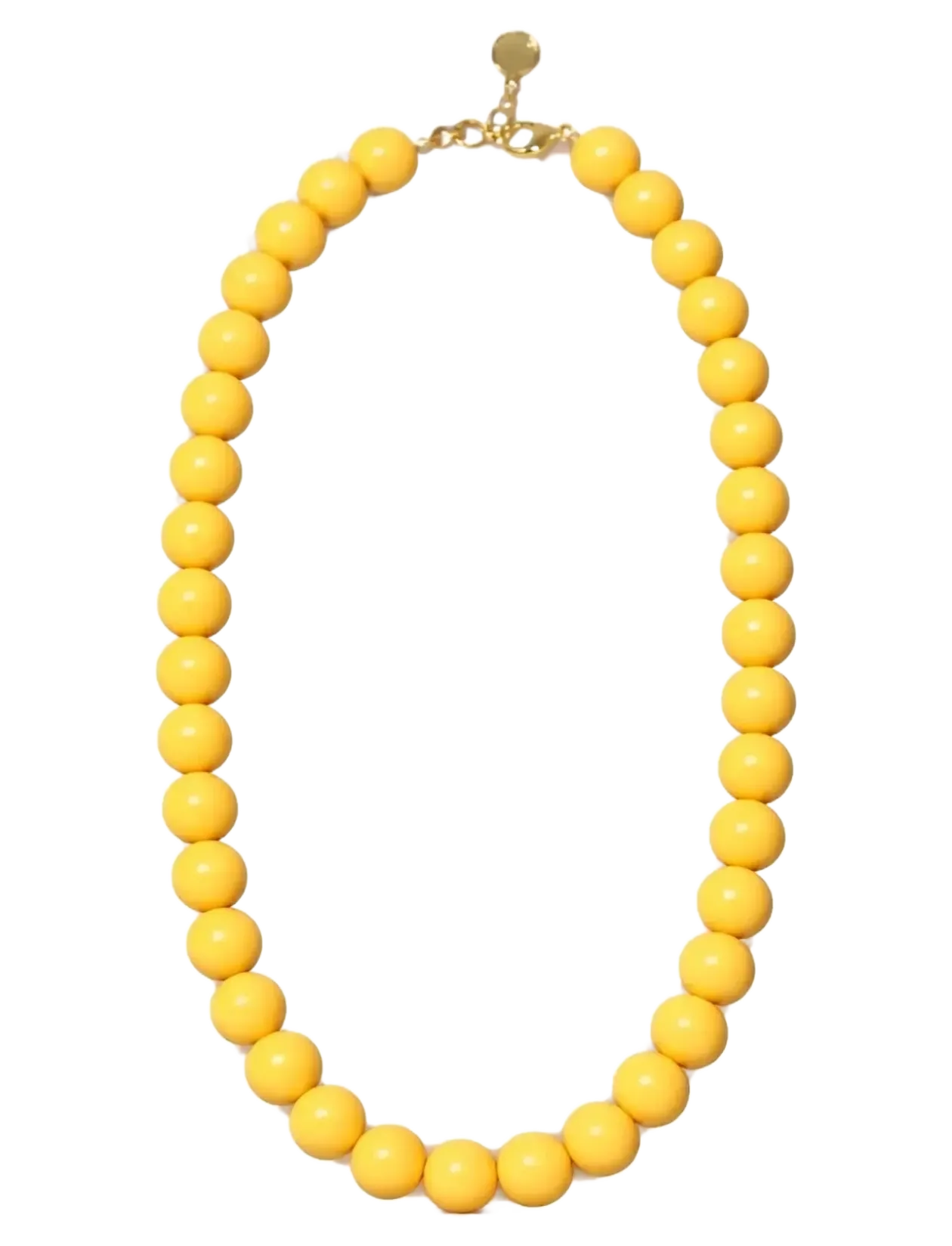 Bubble big neck 40 g/yellow - 40cm - Perlekæder