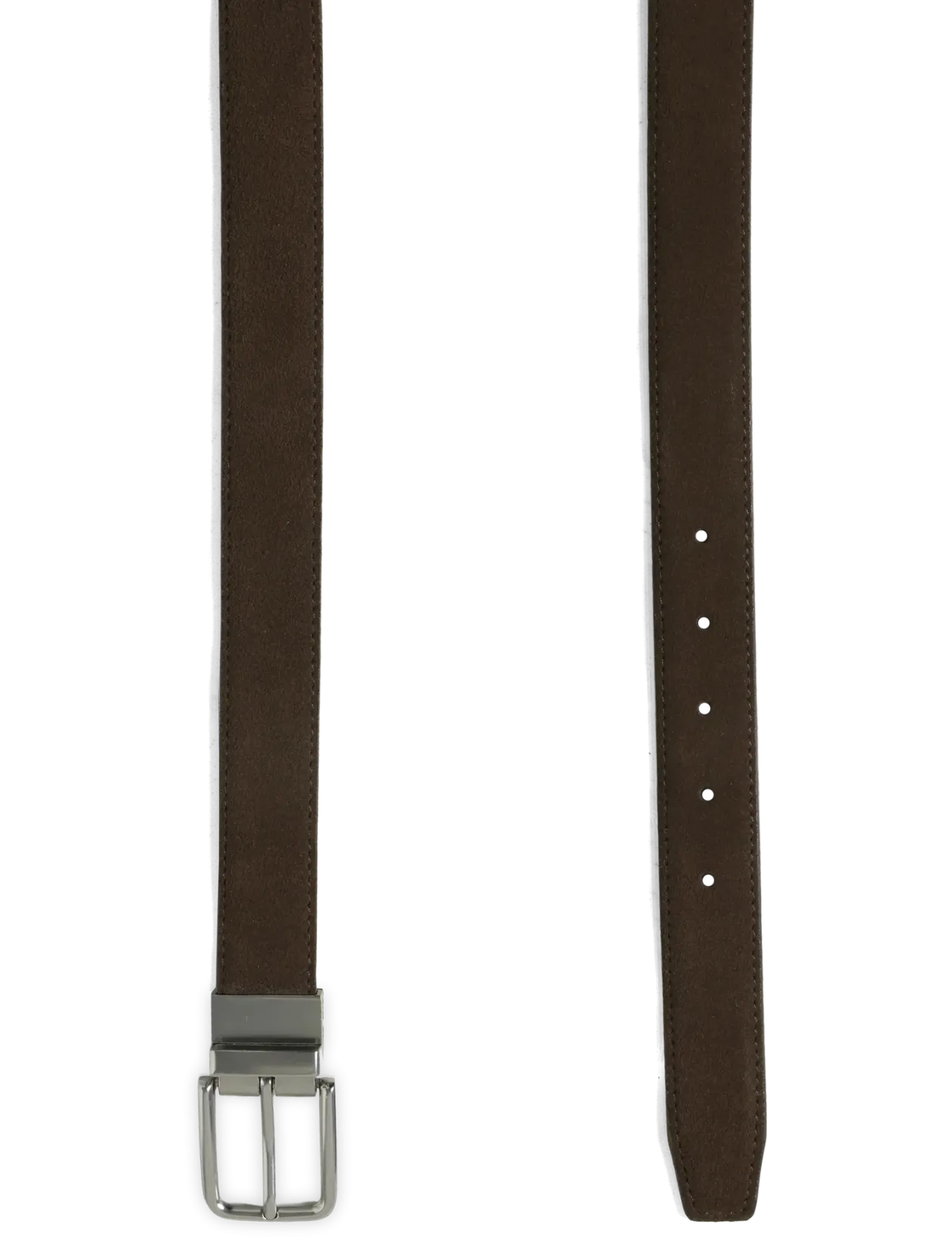 Buckle leather belt - Bælter