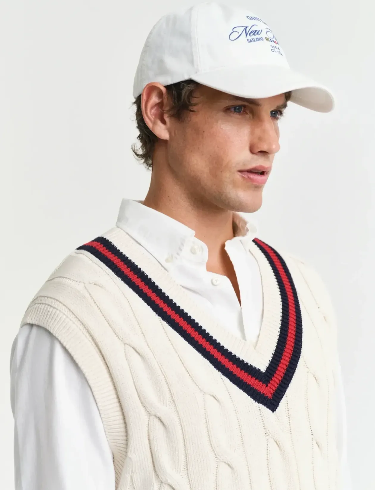 CABLE VEST - Strikveste
