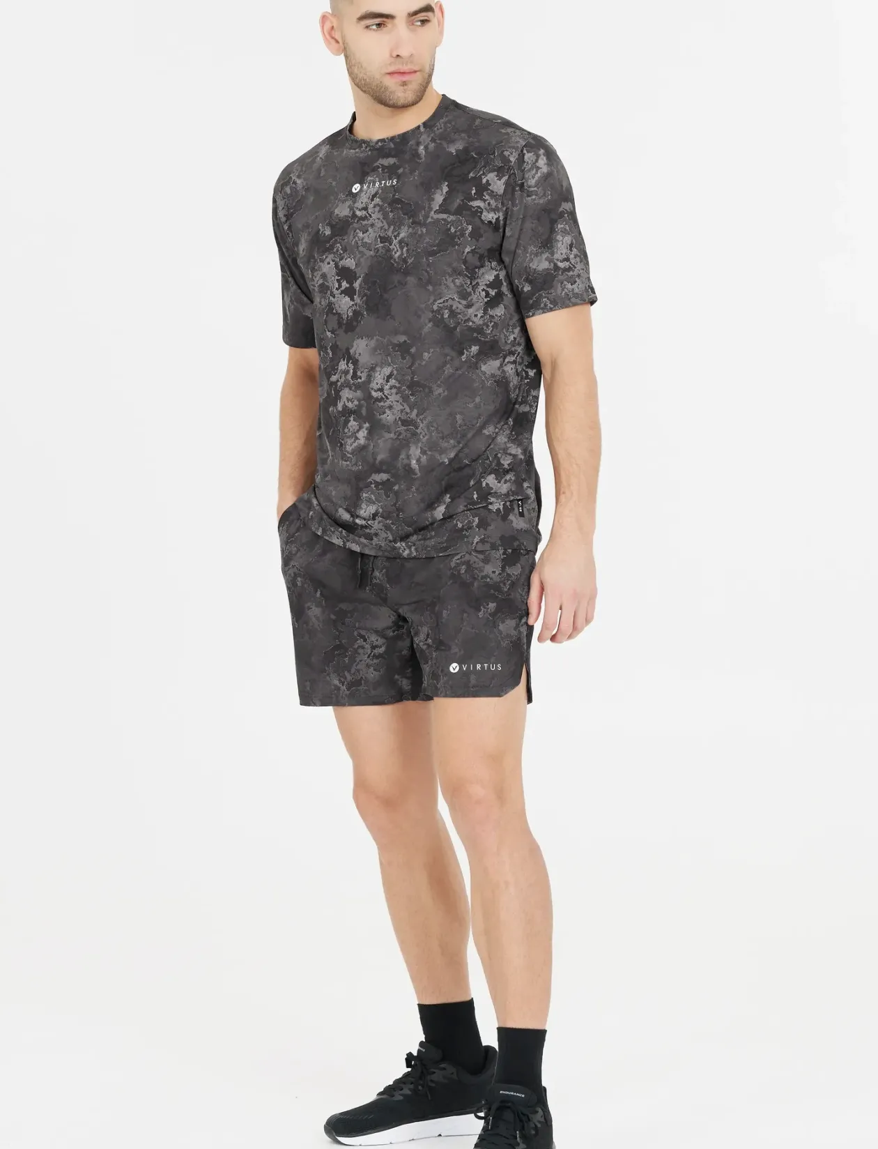 Callum M Printed Shorts - Træningsshorts