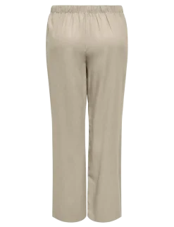 CARGOA MW LINEN BL PULL-UP PANT CC PNT - Hørbukser