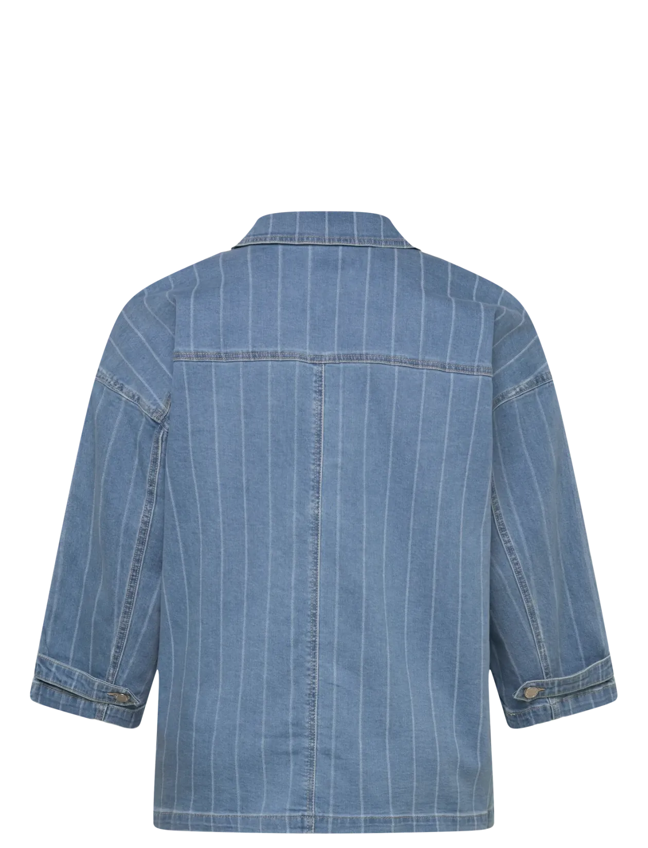 CARKIRSI LS STRIPED DNM JACKET GUA - Denimjakker