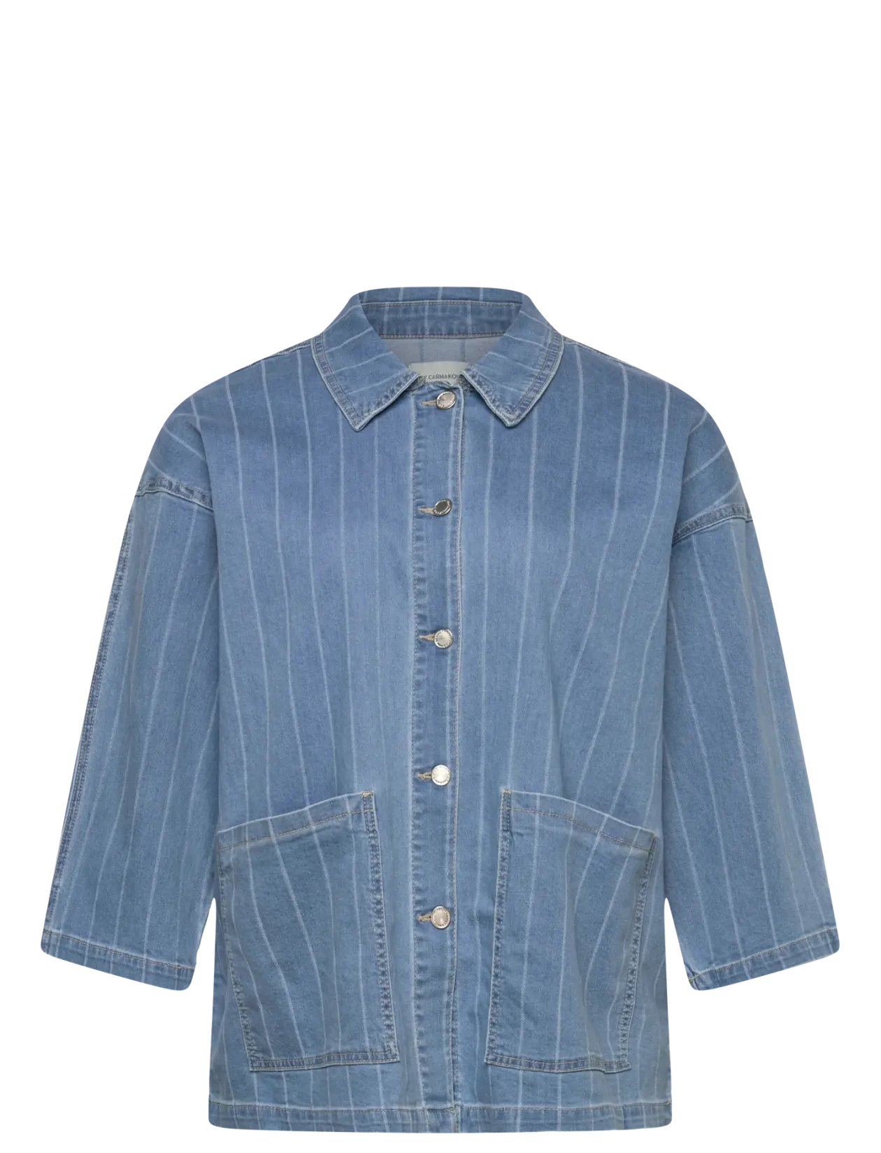CARKIRSI LS STRIPED DNM JACKET GUA - Denimjakker