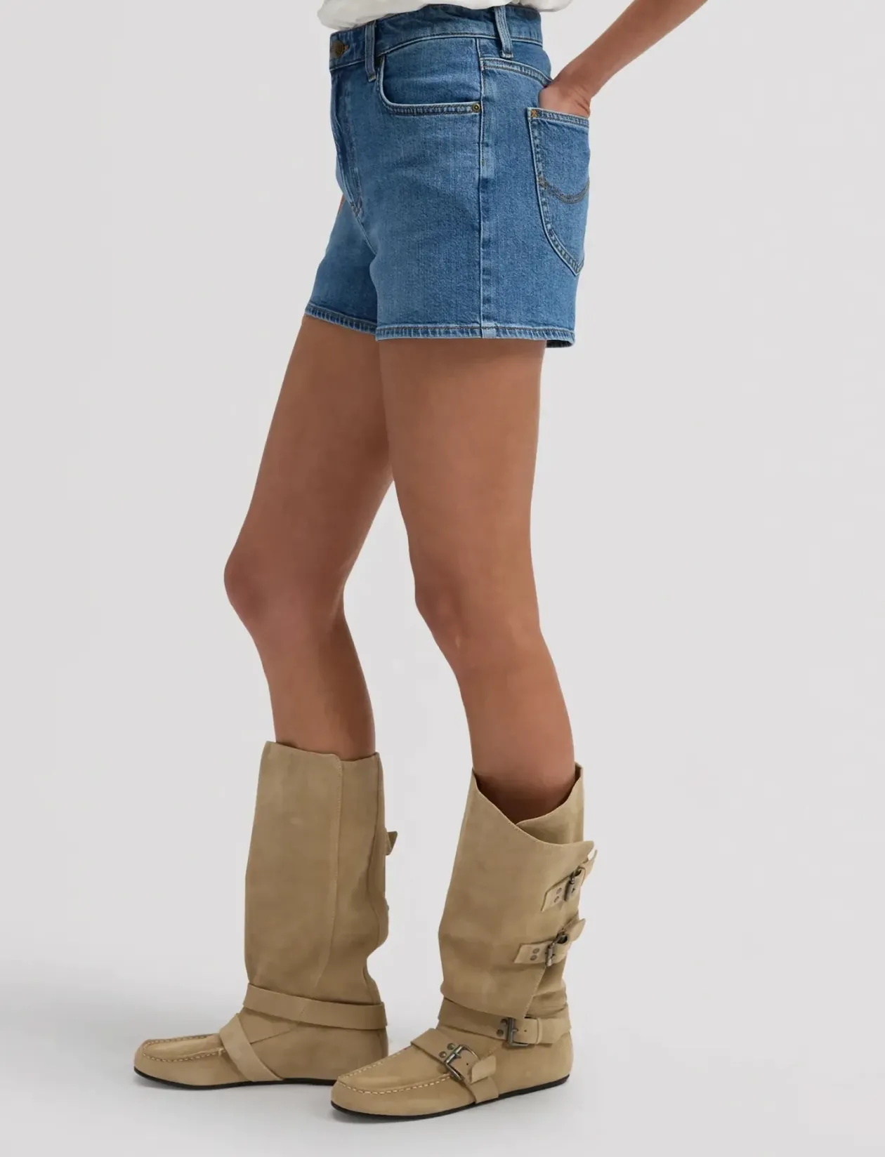 CAROL SHORT - Denim shorts