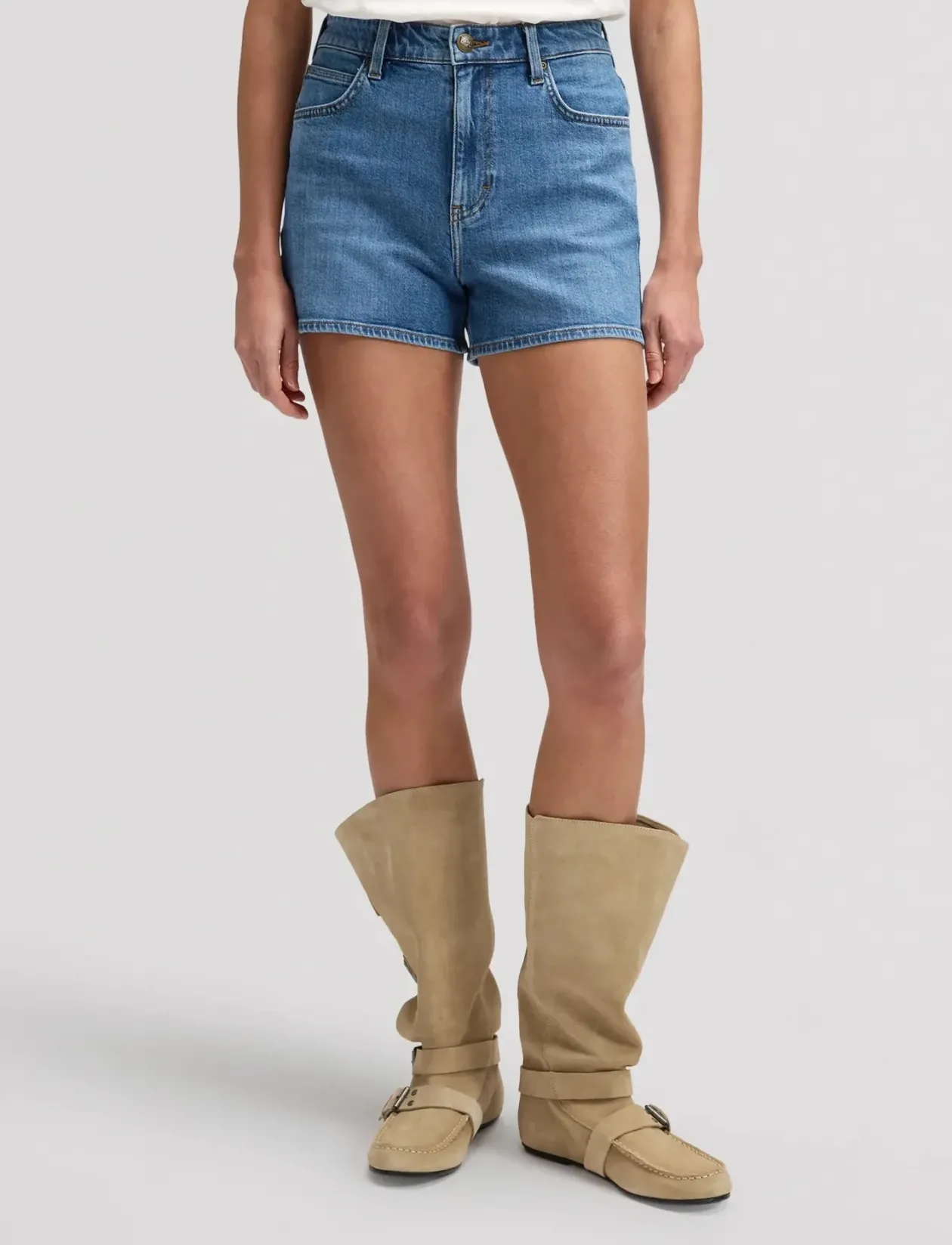 CAROL SHORT - Denim shorts
